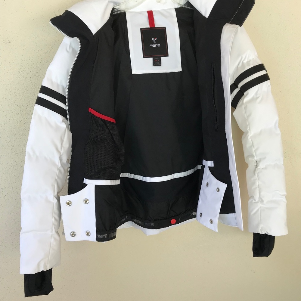 ⭐️FERA⭐️Ski Coat/Jacket Women’s Size 4 White - Picture 3 of 5